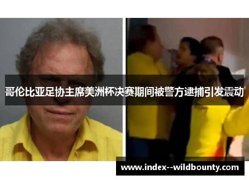 哥伦比亚足协主席美洲杯决赛期间被警方逮捕引发震动